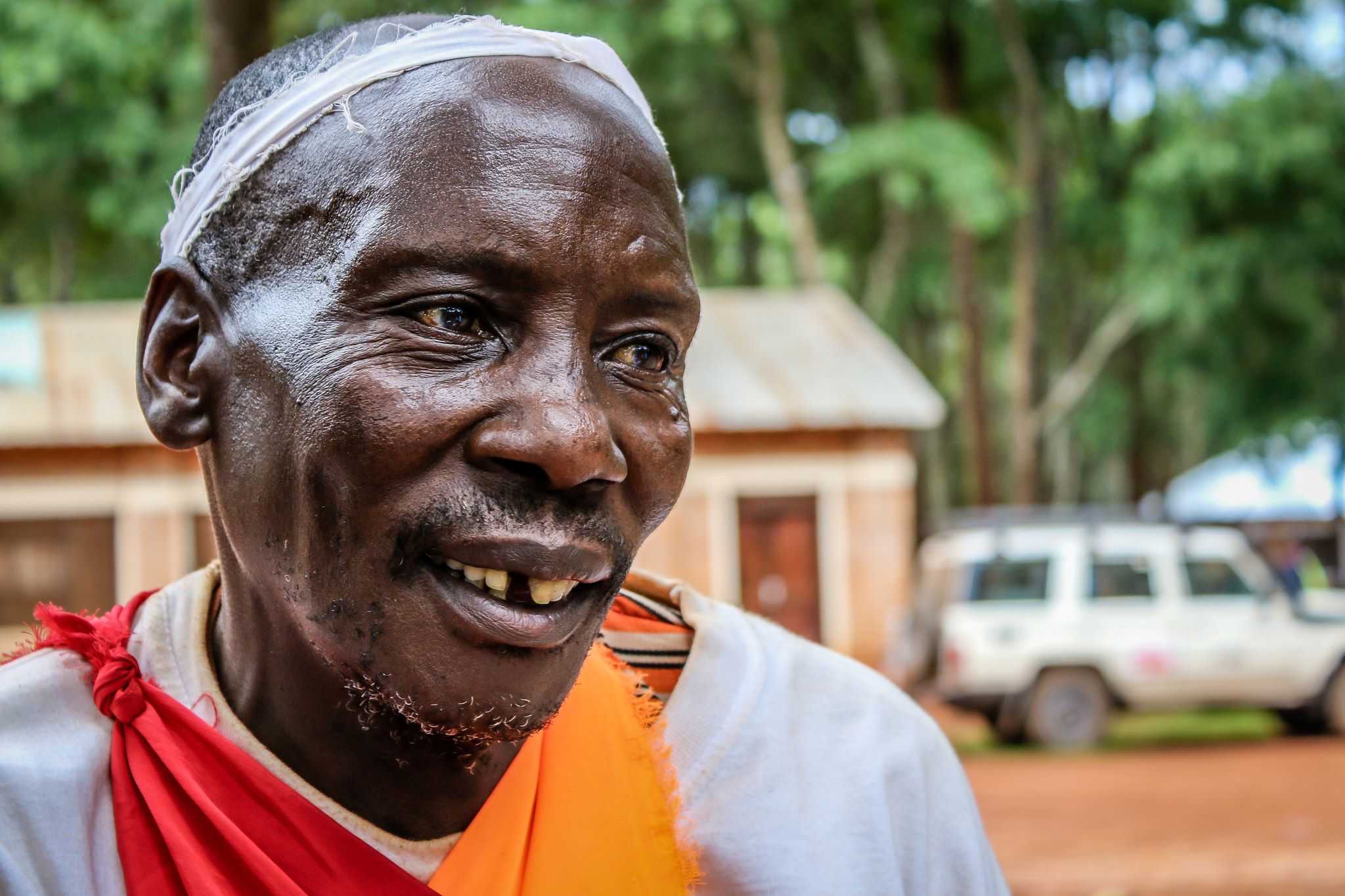 Portrait of Burundi refugee Augustin (c) Ben Small/HelpAge International