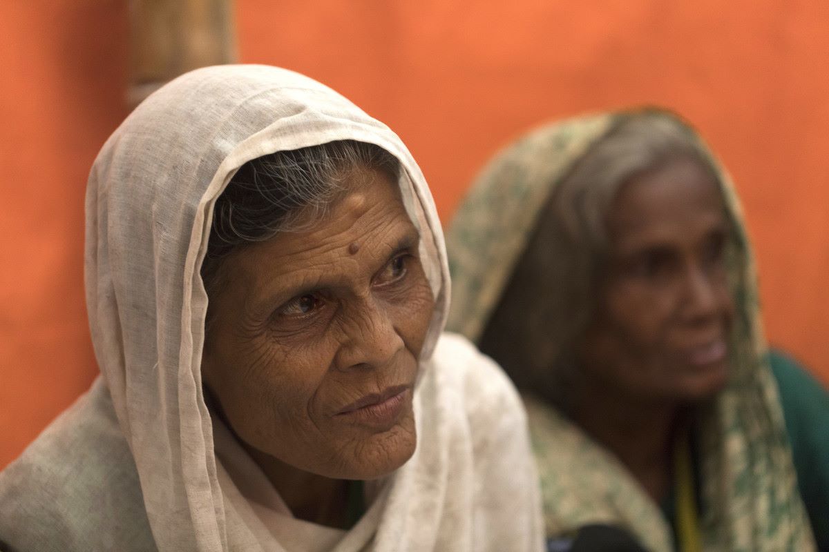 Rohingya Refugee Nur at Age International's Age Friendly Space in Bangladesh